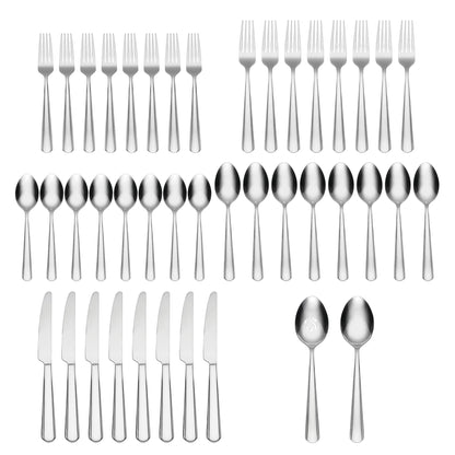 ONEIDA 42 PIECE EVERYDAY FLATWARE SET