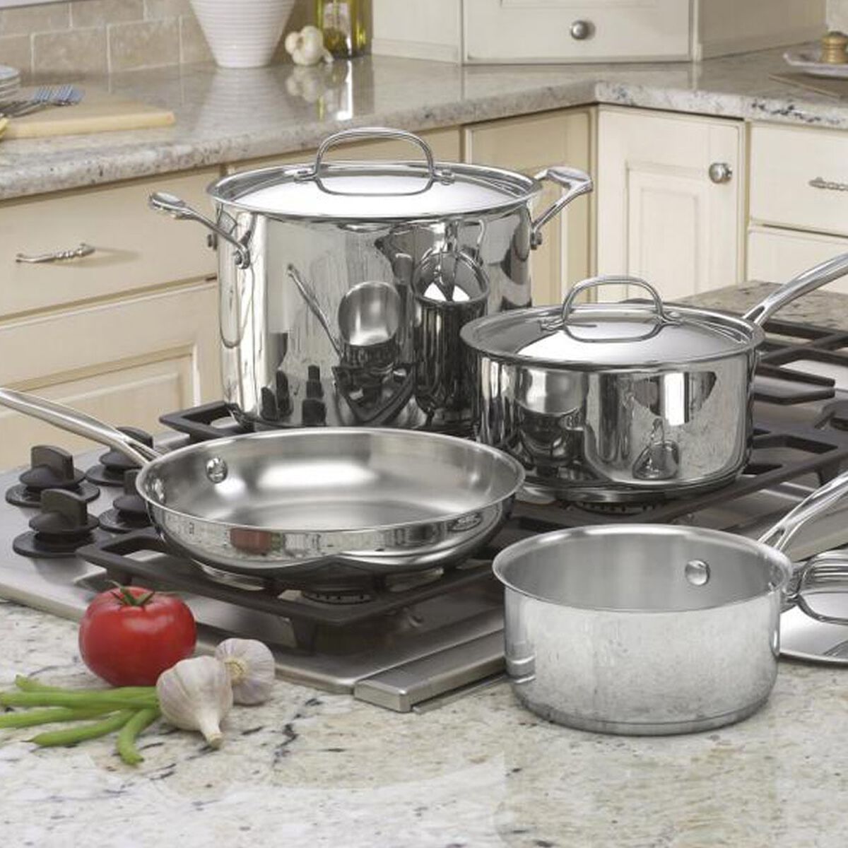 CUISINART CHEF’S CLASSIC STAINLESS 7 PC SET