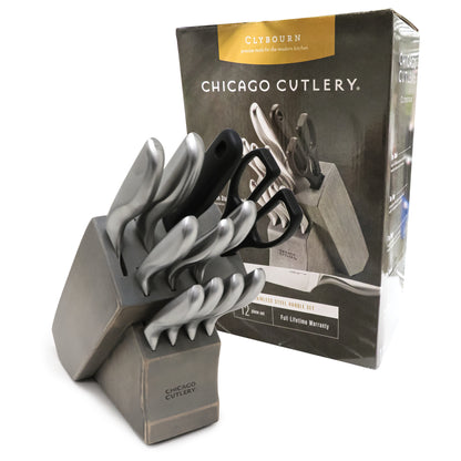 CHICAGO CUTLERY 12 PC KNIFE BLOCK SET