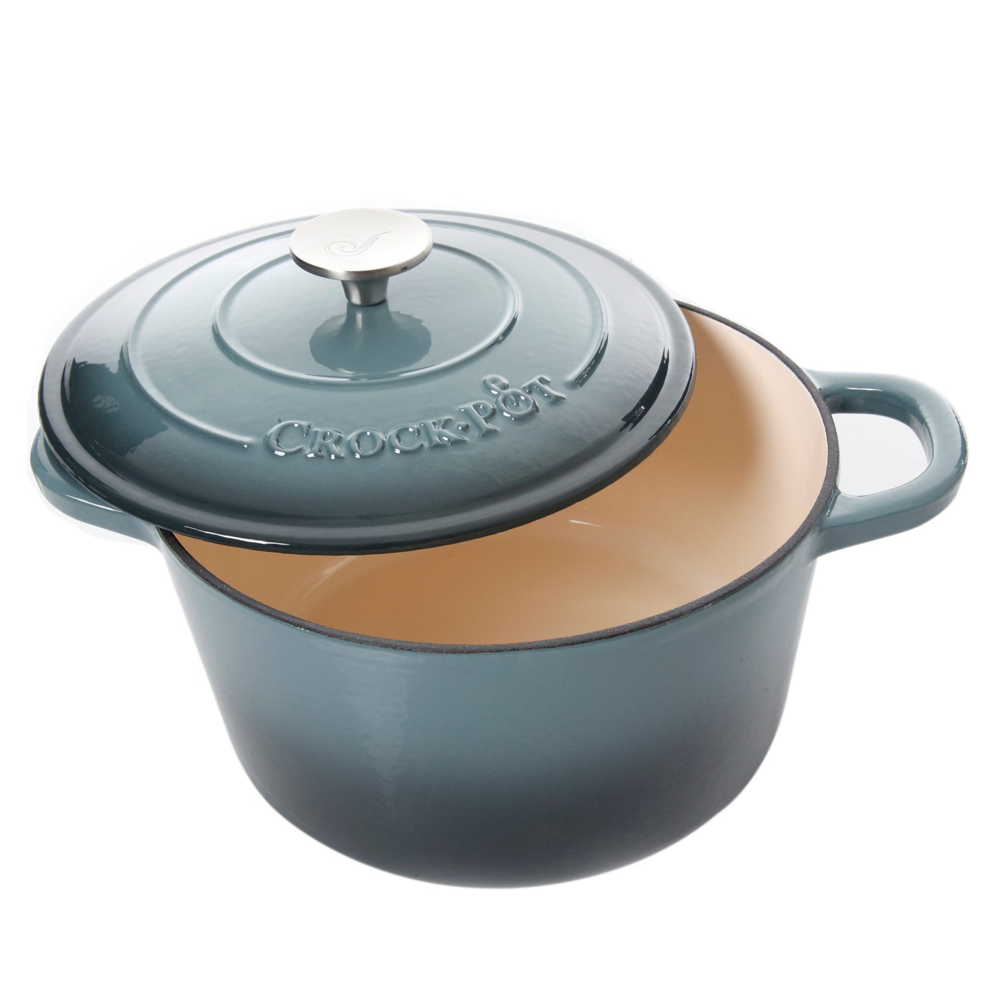 CROCKPOT ENAMEL CAST IRON 5-QT.