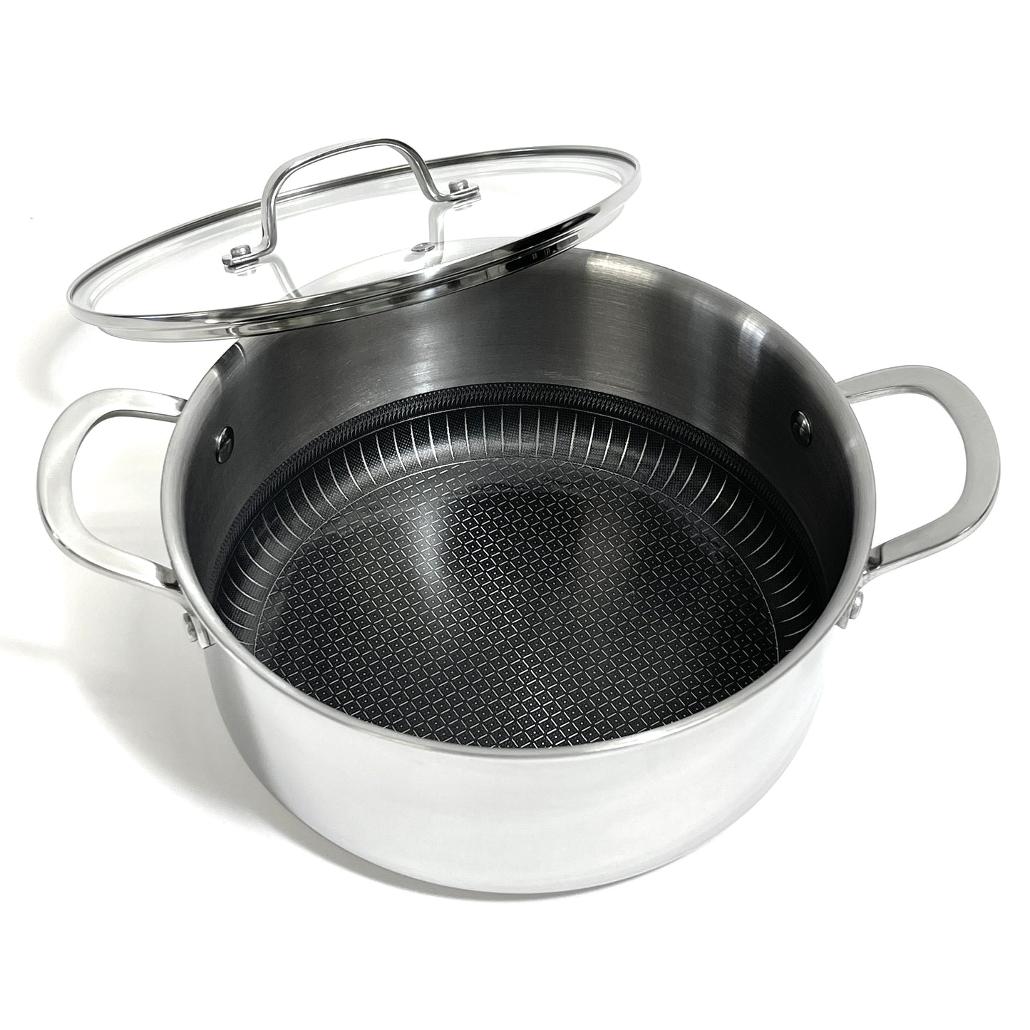 LEXI HOME 4.8QT STAINLESS STEEL TRI-PLY DUTCH OVEN